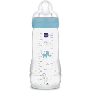 MAM Easy Active 6 mois et plus Couleur Océan (330 ml) – avec tétine en silicone débit X vitesse ultra-rapide – pour bébé avec fermeture hermétique - Publicité MAM Easy Active 6 mois et plus Couleur Océan (330 ml) – avec tétine en silicone débit X vitesse ultra-rapide – pour bébé avec fermeture hermétique - Publicité