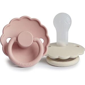 FRIGG Daisy Lot de 2 sucettes Sucette en silicone Sans BPA Fabriqué au Danemark Tétine Cerise Symétrique (Blush/Cream, Taille 2 (6-18 Mois)) - Publicité FRIGG Daisy Lot de 2 sucettes Sucette en silicone Sans BPA Fabriqué au Danemark Tétine Cerise Symétrique (Blush/Cream, Taille 2 (6-18 Mois)) - Publicité