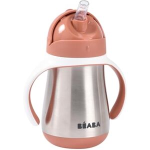 Béaba , Biberon/Tasse d'apprentissage Paille/Gourde Bébé 2 en 1, Enfant, 100% étanche, Anti-fuite, Facile à Ouvrir, Poignées amovibles, Matière Inox, Sain, Solide, 250 ml, Terracota - Publicité Béaba , Biberon/Tasse d'apprentissage Paille/Gourde Bébé 2 en 1, Enfant, 100% étanche, Anti-fuite, Facile à Ouvrir, Poignées amovibles, Matière Inox, Sain, Solide, 250 ml, Terracota - Publicité