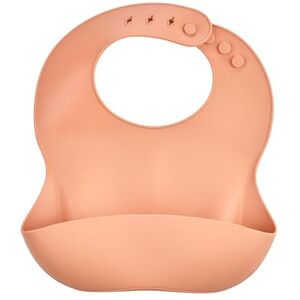 Thermobaby Bavoir En Silicone Bavoir Bebe Avec Récupérateur Bavoir Souple Bavoir Ajustable Et Facile à Nettoyer Pêche - Publicité Thermobaby Bavoir En Silicone Bavoir Bebe Avec Récupérateur Bavoir Souple Bavoir Ajustable Et Facile à Nettoyer Pêche - Publicité