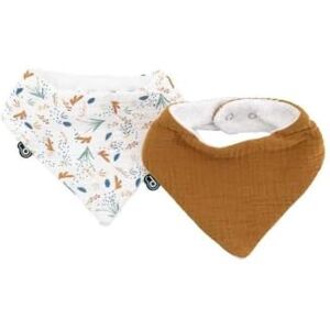 Bavoirs bébé DOMIVA - Imprimé Caramel - Mousseline - Frotte - Bavoirs bébé - Publicité Bavoirs bébé DOMIVA - Imprimé Caramel - Mousseline - Frotte - Bavoirs bébé - Publicité