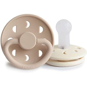 FRIGG Moon Phase Lot de 2 sucettes Sucette en silicone Sans BPA Fabriqué au Danemark Tétine Cerise Symétrique (Cream/Croissant, Taille 2 (6-18 Mois)) - Publicité FRIGG Moon Phase Lot de 2 sucettes Sucette en silicone Sans BPA Fabriqué au Danemark Tétine Cerise Symétrique (Cream/Croissant, Taille 2 (6-18 Mois)) - Publicité