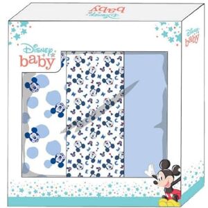 Disney - Minnie et Mickey Art 1999 - Bleu clair - 3x Muslin - Carré en mousseline - Publicité Disney - Minnie et Mickey Art 1999 - Bleu clair - 3x Muslin - Carré en mousseline - Publicité