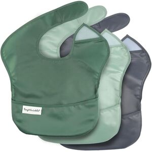 Tiny Twinkle Bavoirs Bébé Anti-Salissures pour les Repas – Tablier Étanche et Essuyable pour Tout-Petit – Pratique pour les Voyages – Sans PFAS, PVC, BPA ni Phtalates – (Lot de 3, Ardoise Olive) - Publicité Tiny Twinkle Bavoirs Bébé Anti-Salissures pour les Repas – Tablier Étanche et Essuyable pour Tout-Petit – Pratique pour les Voyages – Sans PFAS, PVC, BPA ni Phtalates – (Lot de 3, Ardoise Olive) - Publicité