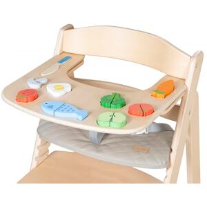 roba Plateau Repas avec Éléments de Jeu Adapté à la Chaise Haute Sit Up Flex Inclut 9 Éléments de Jeu À partir de 6 Mois Bois Naturel - Publicité roba Plateau Repas avec Éléments de Jeu Adapté à la Chaise Haute Sit Up Flex Inclut 9 Éléments de Jeu À partir de 6 Mois Bois Naturel - Publicité