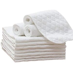 Yooyg Lot de 10 langes en mousseline coton biologique pour bébé Lingettes réutilisables pour bébé - Publicité Yooyg Lot de 10 langes en mousseline coton biologique pour bébé Lingettes réutilisables pour bébé - Publicité