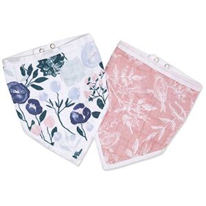 aden + anais essentials Pack de 2 bavoirs bandanas en mousseline 100% coton Bavoir très absorbant Imprimé Flowers Bloom Idéal pour les bébés qui font leurs dents 21,5 cm x 41 cm - Publicité aden + anais essentials Pack de 2 bavoirs bandanas en mousseline 100% coton Bavoir très absorbant Imprimé Flowers Bloom Idéal pour les bébés qui font leurs dents 21,5 cm x 41 cm - Publicité