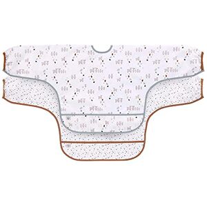 Lässig Bébé Bavoir à manches longues (2 pcs.) à nouer Protection anti-chute/Long Sleeve Bib Tiny Farmer Sheep - Publicité Lässig Bébé Bavoir à manches longues (2 pcs.) à nouer Protection anti-chute/Long Sleeve Bib Tiny Farmer Sheep - Publicité