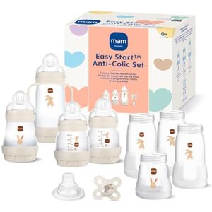 MAM Easy Start Kit de démarrage anti-coliques auto-stérilisant unisexe pour nouveau-né 0 + set de biberons et sucette avec tétines extra petites pour lait maternel, essentiels pour nouveau-né, couleur - Publicité MAM Easy Start Kit de démarrage anti-coliques auto-stérilisant unisexe pour nouveau-né 0 + set de biberons et sucette avec tétines extra petites pour lait maternel, essentiels pour nouveau-né, couleur - Publicité
