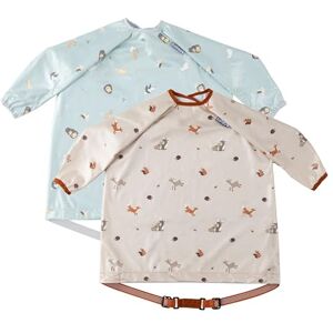 BIBaDO Bavoir à manches longues pour bébés et tout-petits (6 à 36 mois) – Bavoir à LED pour bébé – Facile à nettoyer, doux et imperméable - Publicité BIBaDO Bavoir à manches longues pour bébés et tout-petits (6 à 36 mois) – Bavoir à LED pour bébé – Facile à nettoyer, doux et imperméable - Publicité