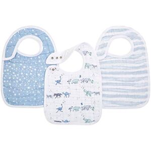 aden + anais Lot de 3 Bavoirs À Bouton-Pression En Mousseline de Coton, Bavoirs Coton Absorbants, Bavoirs d'épaule, Bébé Garçon, Bébé Fille, 23cm x 31cm, 0-36 Mois, Imprimé rising star - Publicité aden + anais Lot de 3 Bavoirs À Bouton-Pression En Mousseline de Coton, Bavoirs Coton Absorbants, Bavoirs d'épaule, Bébé Garçon, Bébé Fille, 23cm x 31cm, 0-36 Mois, Imprimé rising star - Publicité