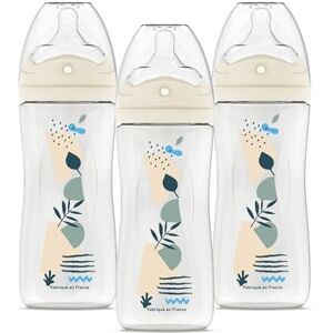 Dodie Lot de 3 Biberons Tetine Multi-Perforée, anti-colique, 330mL, Bleu - Publicité Dodie Lot de 3 Biberons Tetine Multi-Perforée, anti-colique, 330mL, Bleu - Publicité
