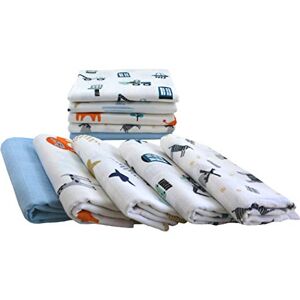 M.M.C. Lot de 10 Langes en Mousseline Mélange pour bébé 80 x 70 cm Absorbants Certifié Öko-Tex - Publicité M.M.C. Lot de 10 Langes en Mousseline Mélange pour bébé 80 x 70 cm Absorbants Certifié Öko-Tex - Publicité
