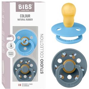 BIBS - Studio Colour - Taille 3 - Lot de 2 - Sucette - Publicité BIBS - Studio Colour - Taille 3 - Lot de 2 - Sucette - Publicité