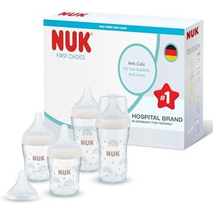 Nuk Perfect Match Biberons 0-3+ mois 120 ml & 230 ml Biberon nouveau né anti-colique Verre Indicateur de contrôle de température Arc-en-ciel Lot de 4 - Publicité Nuk Perfect Match Biberons 0-3+ mois 120 ml & 230 ml Biberon nouveau né anti-colique Verre Indicateur de contrôle de température Arc-en-ciel Lot de 4 - Publicité