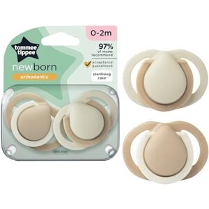 Tommee Tippee Lot de 2 tétines pour nouveau-né de 0 à 2 mois - Publicité Tommee Tippee Lot de 2 tétines pour nouveau-né de 0 à 2 mois - Publicité