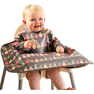 Bibetta Wipeezee Bavoirs de sevrage de qualité supérieure avec manches pour 6 mois et plus, combinaison imperméable pour bébé, tout-petit - Publicité Bibetta Wipeezee Bavoirs de sevrage de qualité supérieure avec manches pour 6 mois et plus, combinaison imperméable pour bébé, tout-petit - Publicité