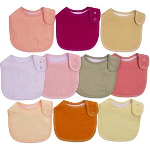 Maiwamita Lot de 10 bavoirs bandana en mousseline de coton doux et absorbant pour bébé garçon et fille, multicolore 2, Taille Unique - Publicité Maiwamita Lot de 10 bavoirs bandana en mousseline de coton doux et absorbant pour bébé garçon et fille, multicolore 2, Taille Unique - Publicité