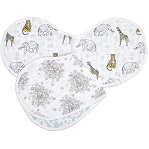 aden + anais Lot de 2 bavoirs d’épaule burpy bib® pour bébé prélavés en mousseline 100% coton, bavoirs absorbants, Garçon, Fille, 57cm x 28cm, 0-36 mois, Imprimé jungle - Publicité aden + anais Lot de 2 bavoirs d’épaule burpy bib® pour bébé prélavés en mousseline 100% coton, bavoirs absorbants, Garçon, Fille, 57cm x 28cm, 0-36 mois, Imprimé jungle - Publicité