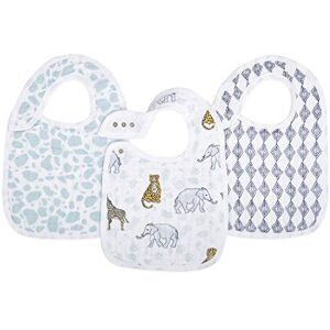 aden + anais Lot de 3 Bavoirs À Bouton-Pression En Mousseline de Coton, Bavoirs Coton Absorbants, Bavoirs d'épaule, Bébé Garçon, Bébé Fille, 23cm x 31cm, 0-36 Mois, Imprimé jungle - Publicité aden + anais Lot de 3 Bavoirs À Bouton-Pression En Mousseline de Coton, Bavoirs Coton Absorbants, Bavoirs d'épaule, Bébé Garçon, Bébé Fille, 23cm x 31cm, 0-36 Mois, Imprimé jungle - Publicité