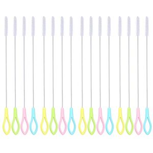 SYEYCW 16 Pièces Brosse de Nettoyage de Paille, Tube Brosse de Nettoyage, Brosses en Paille en Acier Inoxydable, Goupillon Paille pour Bébé Biberon, pour Bouilloire, Tube à Essai, Biberons, 4 Couleurs - Publicité SYEYCW 16 Pièces Brosse de Nettoyage de Paille, Tube Brosse de Nettoyage, Brosses en Paille en Acier Inoxydable, Goupillon Paille pour Bébé Biberon, pour Bouilloire, Tube à Essai, Biberons, 4 Couleurs - Publicité