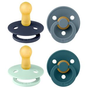Bibs Tétine Colour. Lot de 4 sucettes. Sans bisphénol A, Téterelle ronde. Latex de caoutchouc naturel, Fabriqué au Danemark. 6+ Mois (Lot de 4), Baby Boy Colours - Publicité Bibs Tétine Colour. Lot de 4 sucettes. Sans bisphénol A, Téterelle ronde. Latex de caoutchouc naturel, Fabriqué au Danemark. 6+ Mois (Lot de 4), Baby Boy Colours - Publicité