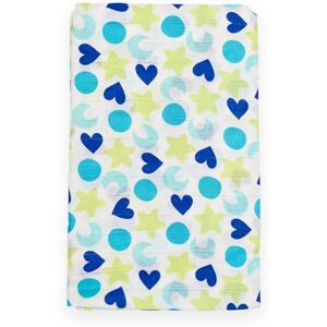 Ti TIN Lange en Mousseline pour Bébé, 120x120 cm 100% Bambou Lange Gaz Doux, Léger et Multifonction Anti Acarien Motif Lune, Coeur, Pois Couleur Vert, Bleu 100gr/m² - Publicité Ti TIN Lange en Mousseline pour Bébé, 120x120 cm 100% Bambou Lange Gaz Doux, Léger et Multifonction Anti Acarien Motif Lune, Coeur, Pois Couleur Vert, Bleu 100gr/m² - Publicité