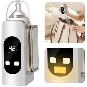 smartia – Chauffe-biberon portable universel, batterie 9 000 mAh et résistant aux liquides, chauffe-biberon avec écran LED et veilleuse pour bébé, 6 niveaux de température, certifié CE et RoHS - Publicité smartia – Chauffe-biberon portable universel, batterie 9 000 mAh et résistant aux liquides, chauffe-biberon avec écran LED et veilleuse pour bébé, 6 niveaux de température, certifié CE et RoHS - Publicité