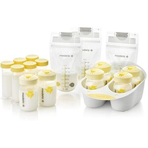 Medela Kit de rangement pour lait maternel avec récipients et fournitures d'allaitement, organisateur de lait maternel, fabriqué sans BPA - Publicité Medela Kit de rangement pour lait maternel avec récipients et fournitures d'allaitement, organisateur de lait maternel, fabriqué sans BPA - Publicité