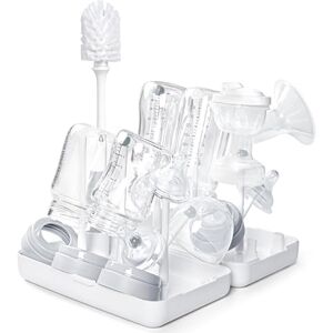 Termichy Sechoir Biberon avec Bac à Eau Amovible, Séchoir pour Bébé Idéal pour Les Bouteilles, Tétines, Tasses, Pièces de Pompe et Accessoires (Blanc) - Publicité Termichy Sechoir Biberon avec Bac à Eau Amovible, Séchoir pour Bébé Idéal pour Les Bouteilles, Tétines, Tasses, Pièces de Pompe et Accessoires (Blanc) - Publicité