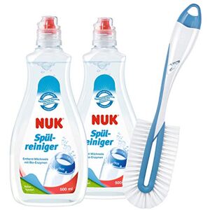 Nuk liquide nettoyant pour biberons et goupillon 2 flacons de liquide nettoyant, 1 goupillon à biberons 500 ml Idéal pour le nettoyage des biberons, tétines et plus Sans parfum pH neutre - Publicité Nuk liquide nettoyant pour biberons et goupillon 2 flacons de liquide nettoyant, 1 goupillon à biberons 500 ml Idéal pour le nettoyage des biberons, tétines et plus Sans parfum pH neutre - Publicité