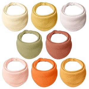 lulumoon Bavoirs Bébé 100% Coton Mousseline avec Bouton Réglable, Bavoir en Coton Doux Absorbant Hypoallergénique pour Garçon Fille (érable, 8 Pièces) - Publicité lulumoon Bavoirs Bébé 100% Coton Mousseline avec Bouton Réglable, Bavoir en Coton Doux Absorbant Hypoallergénique pour Garçon Fille (érable, 8 Pièces) - Publicité