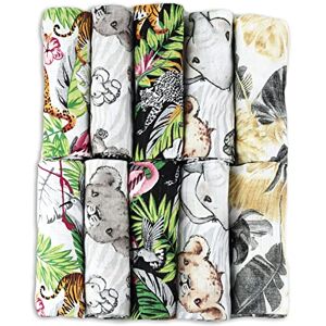 FENSILO Langes Coton Bébé Lange Bébé En Mousseline De Coton (Lot de 10) Lange Bebe Coton 70x80cm Super doux et agréable Les Langes Coton Bébé - Publicité FENSILO Langes Coton Bébé Lange Bébé En Mousseline De Coton (Lot de 10) Lange Bebe Coton 70x80cm Super doux et agréable Les Langes Coton Bébé - Publicité