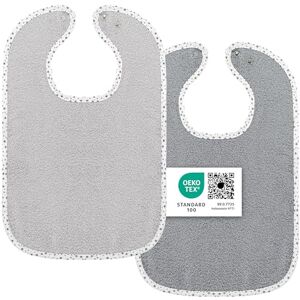 Wörner - Riesen-Lätzchen 2er Set - Gris - 32x40 cm - Bib - Publicité Wörner - Riesen-Lätzchen 2er Set - Gris - 32x40 cm - Bib - Publicité