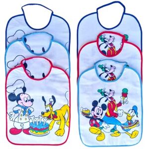 Ellepi bavoir bebe enfant elastique disney eponge impermeable (Mickey Large) - Publicité Ellepi bavoir bebe enfant elastique disney eponge impermeable (Mickey Large) - Publicité