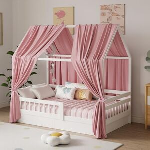 Zdada Ciel de lit en mousseline avec 2 pièces de ciel de lit, ciel de lit, ciel en tissu pour lit domestique, fille et garçon, baldaquin, décoration de chambre d'enfant, 67 x 270 cm, rose - Publicité Zdada Ciel de lit en mousseline avec 2 pièces de ciel de lit, ciel de lit, ciel en tissu pour lit domestique, fille et garçon, baldaquin, décoration de chambre d'enfant, 67 x 270 cm, rose - Publicité