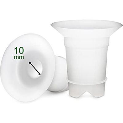 Maymom inserts 10 mm compatibles avec Medela 24 mm, compatibles avec Spectra 24 mm, compatibles avec Freemie 25 mm, compatibles avec Willow 24 mm et compatibles avec certains Momcozy 24 mm, lot de 2 - Publicité Maymom inserts 10 mm compatibles avec Medela 24 mm, compatibles avec Spectra 24 mm, compatibles avec Freemie 25 mm, compatibles avec Willow 24 mm et compatibles avec certains Momcozy 24 mm, lot de 2 - Publicité