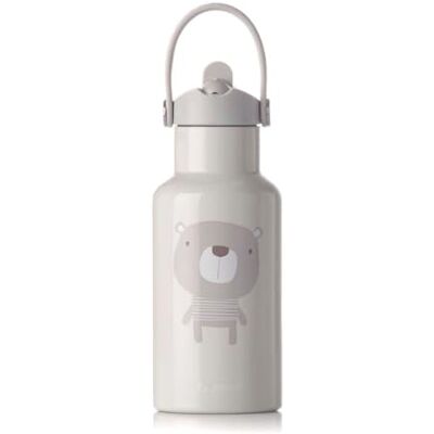 Jane Jané Bouteille Isotherme Inox 350 ml, 24h Froid 12h Chaud, Revêtement Intérieur Céramique, Sans BPA, Beige - Publicité Jane Jané Bouteille Isotherme Inox 350 ml, 24h Froid 12h Chaud, Revêtement Intérieur Céramique, Sans BPA, Beige - Publicité