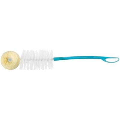 Bebeconfort Goupillon Embout Eponge Turquoise - Publicité Bebeconfort Goupillon Embout Eponge Turquoise - Publicité