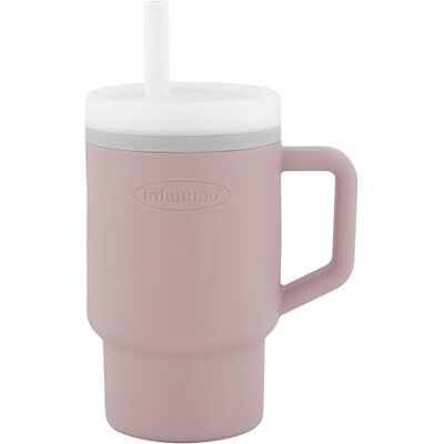 INFANTINO Ma Première Tasse – Adorable Tasse 255ml avec Paille Antifuite et Poignée Adaptée aux Tout-Petits, Favorise l'Hydratation, Facile à Nettoyer, Pirouette - Publicité INFANTINO Ma Première Tasse – Adorable Tasse 255ml avec Paille Antifuite et Poignée Adaptée aux Tout-Petits, Favorise l'Hydratation, Facile à Nettoyer, Pirouette - Publicité