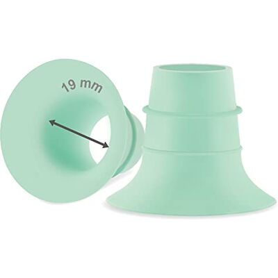 Maymom insert de téterelle compatible avec Elvie simple/double électrique et Stride Cup 24 mm, compatible avec Medela PersonalFit Flex, 19 mm, vert - Publicité Maymom insert de téterelle compatible avec Elvie simple/double électrique et Stride Cup 24 mm, compatible avec Medela PersonalFit Flex, 19 mm, vert - Publicité