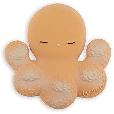 KALOO Petit Calme Anneau de Dentition en Caoutchouc Naturel Poulpe Orange 10 cm Souple et Ergonomique Effet Massant Dès la naissance, K970705 - Publicité KALOO Petit Calme Anneau de Dentition en Caoutchouc Naturel Poulpe Orange 10 cm Souple et Ergonomique Effet Massant Dès la naissance, K970705 - Publicité