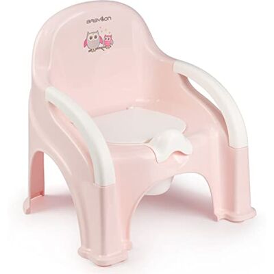 BABYLON Premier Pot Enfant couvercle+bol, Pot bebe toilette dès 1 an, Rose - Publicité BABYLON Premier Pot Enfant couvercle+bol, Pot bebe toilette dès 1 an, Rose - Publicité