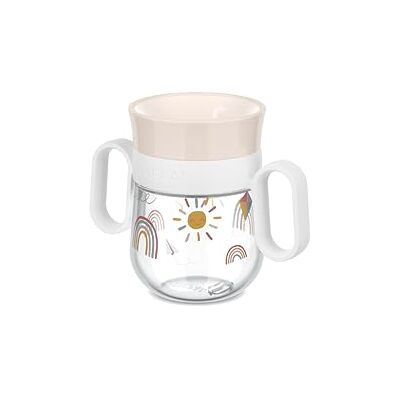 Mepal Gobelet d'Apprentissage 360° Mio Étanche Bord à 360° pour boire de tous les côtés Poignées à prise facile Se scelle lorsque l'enfant cesse de boire 200 ml Sunshine & Rainbow - Publicité Mepal Gobelet d'Apprentissage 360° Mio Étanche Bord à 360° pour boire de tous les côtés Poignées à prise facile Se scelle lorsque l'enfant cesse de boire 200 ml Sunshine & Rainbow - Publicité