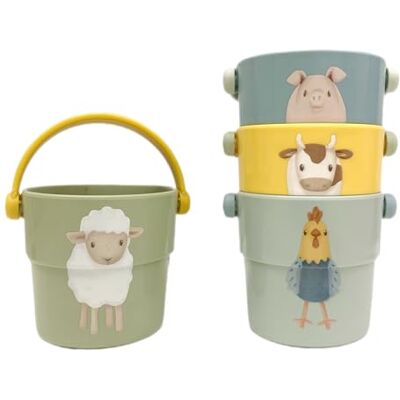 Little Dutch Gobelets de bain Farm - Publicité Little Dutch Gobelets de bain Farm - Publicité