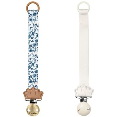 Elodie Details Attache Tétine Garçon Fille – Chaîne sucette Durable avec Clip – Porte Tétine Sans BPA – Sangle Polyester Recyclé – Cadeau Bébé Mixte, Lot de 2 – Garden Leo Toile/Blanc scallop - Publicité Elodie Details Attache Tétine Garçon Fille – Chaîne sucette Durable avec Clip – Porte Tétine Sans BPA – Sangle Polyester Recyclé – Cadeau Bébé Mixte, Lot de 2 – Garden Leo Toile/Blanc scallop - Publicité