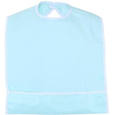 FILFEEL Bavoir Adulte, Bavoirs de Protection en PVC Imperméable Adultes pour Vêtements pour Hommes, Femmes et Personnes âgées, Bavette Adulte avec Ramasse-Miettes, Lavable et Réutilisable, 45x65cm(Vert Clair) - Publicité FILFEEL Bavoir Adulte, Bavoirs de Protection en PVC Imperméable Adultes pour Vêtements pour Hommes, Femmes et Personnes âgées, Bavette Adulte avec Ramasse-Miettes, Lavable et Réutilisable, 45x65cm(Vert Clair) - Publicité