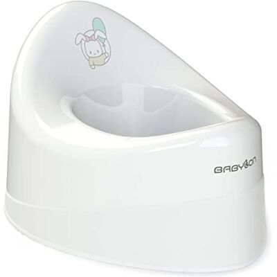 BABYLON Shell Pot Enfant antidérapant, Pot bebe toilette dès 1 an, Blanc - Publicité BABYLON Shell Pot Enfant antidérapant, Pot bebe toilette dès 1 an, Blanc - Publicité