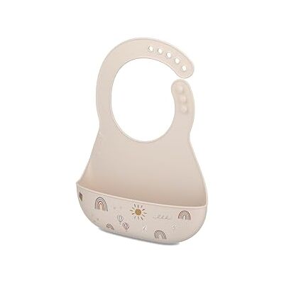 Mepal Bavoir Mio Fermetures ajustables pour un meilleur confort Poche profonde pour recueillir les aliments Passe au lave-vaisselle Sans BPA Sunshine & Rainbow - Publicité Mepal Bavoir Mio Fermetures ajustables pour un meilleur confort Poche profonde pour recueillir les aliments Passe au lave-vaisselle Sans BPA Sunshine & Rainbow - Publicité