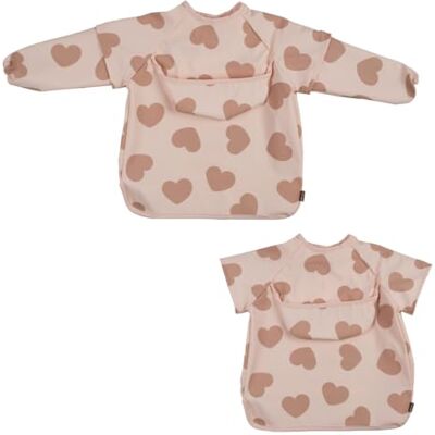 BEABA , Bavoir bébé, Ideal Maternelle, Imperméable, Manches longues Détachables, Poche de récupération, Facile à nettoyer, Evolutif, Big Love - Publicité BEABA , Bavoir bébé, Ideal Maternelle, Imperméable, Manches longues Détachables, Poche de récupération, Facile à nettoyer, Evolutif, Big Love - Publicité